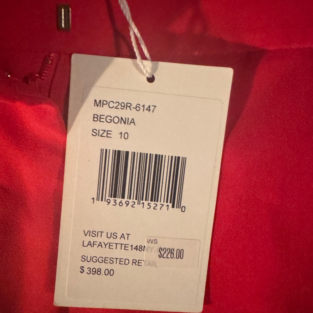 Lafayette 148 Women's Purple Clinton Finesse Crepe Ankle Pants Size 10 - Picture 6 of 8
